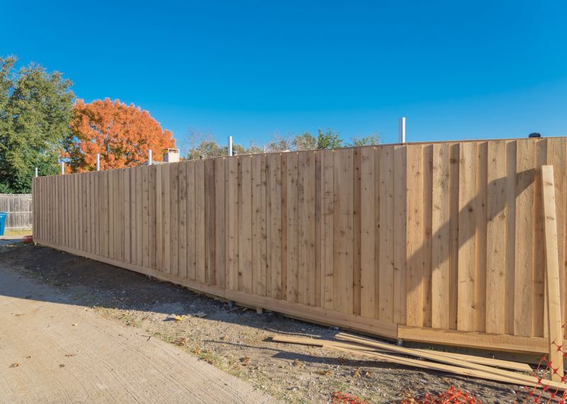 Completed Wood Fence